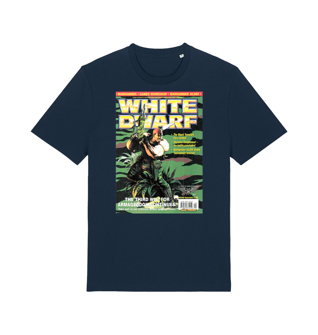 French Navy Printed T-shirt Front